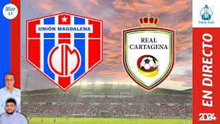 🎙️ ⚽ UNIÓN MAGDALENA VS REAL CARTAGENA En Vivo hoy 🔵🔴 Partido Unión Magdalena Hoy [upl. by Ibson]