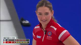 Draw 14  2022 Scotties Tournament of Hearts  Einarson CA vs Galusha NT [upl. by Jaquith893]