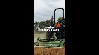 JD 3 Point Rotary Tiller [upl. by Ennayllek]