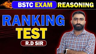 BSTC Reasoning 2024 🔴 Superfast Class  Ranking Test 🔴 bstc Rajasthan New Vacancy [upl. by Gut]