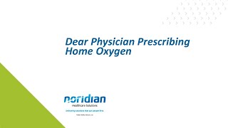 Dear Physician Prescribing Home Oxygen [upl. by Teddy]