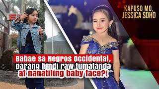 Babae sa Negros Occidental tila hindi tumatanda at nanatiling baby face  Kapuso Mo Jessica Soho [upl. by Obbard]