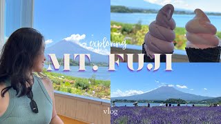 Japan Vlog 🇯🇵  Mt Fuji Oishi Park Oshino Hakkai amp Gotemba Outlet [upl. by Ylime]