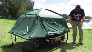 Kamprite tent cot with motorcycle [upl. by Einnel788]