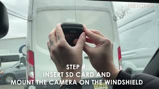 REXING V1P MAX  HOW TO INSTALL A DASHCAM ON YOUR VEHICLE [upl. by Zarihs]