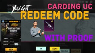 New Redeem code Pubg  1 year valid redeem code Working and Proof  Today 2024 [upl. by Stelu]