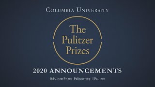 2020 Pulitzer Prize Announcement [upl. by Zobkiw]