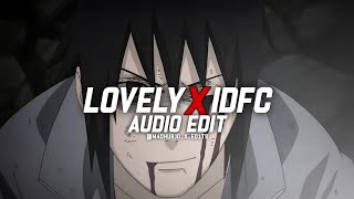 lovely x idfc  billie eilish khalid amp blackbear audio edit [upl. by Heyer]