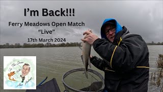 Im Back Ferry Meadows Open 17th March 2024 [upl. by Atilrahc]