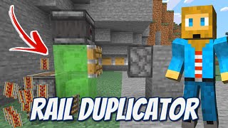 UNLIMITED Rails Glitch Rail Duplicator Minecraft 1204 Tutorial [upl. by Landbert]