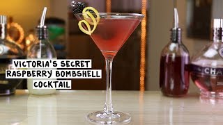 Victorias Secret Raspberry Bombshell Cocktail  Tipsy Bartender [upl. by Lucania]