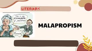 What is Malapropism Explanation in simple language [upl. by Nytsuj298]