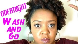 OVERNIGHT Wash Define and Go  SHORT NATURAL HAIR  THE CURLY CLOSET [upl. by Aisayn437]