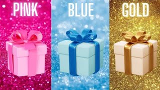 Choose your gift 🎁🤩🎉3 gift box challenge2 good amp 1 bad giftboxchallenge choose quizchallenge [upl. by Seow141]