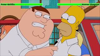 Peter Griffin vs Homer Simpson with healthbars 12 [upl. by Viviana]