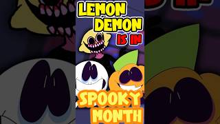 LEMON DEMON MONSTER IS IN SPOOKY MONTH like spookymonth skidandpump shorts [upl. by Esya]