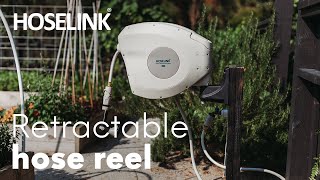 Hoselink Retractable Garden Hose Reel USA [upl. by Meletius]