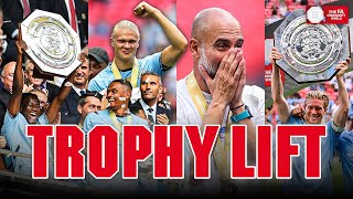 FULL Trophy Lift amp Celebrations Manchester City 2024 Community Shield Winners [upl. by Azar590]