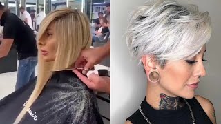 Cheveux court  miLong pour femme 💇‍♀️ idées de coiffure tendance [upl. by Chen]