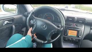 W203 C180 Kompressor acceleration drift and test drive [upl. by Ecyor]