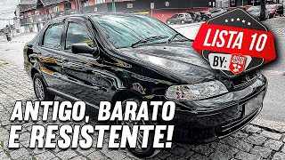 10 CARROS ANTIGOS BARATOS QUE NÃO DEIXAM NA MÃO Pode comprar que é resistente [upl. by Syla]