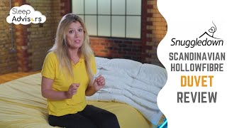 Snuggledown Scandinavian Hollowfibre Duvet Review A Closer Look at the Value amp Comfort [upl. by Wertz]