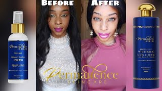 8 month Skin Lightening Journey Permanence Skincare [upl. by Aicenra]