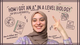 HOW I GOT A IN A LEVEL BIOLOGY  TOP revision tips resources notes amp websites to ace your exams [upl. by Bakki856]