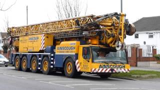 Ainscough Crane Hire Liebherr Mobile Crane KE57 FTZ Birmingham [upl. by Ahsertal]