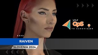 Raiven represents Slovenia  Eurovision 2024  gpstomusicgr [upl. by Cuthbertson54]