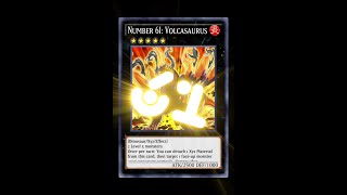 Yugioh Duel Links  Yuma and Number 61  Volcasaurus [upl. by Melanie]