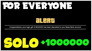 DO IT NOW GTA 5 SOLO 10000000 MONEY GLITCH Unlimited Money All Consoles FAST [upl. by Milly]