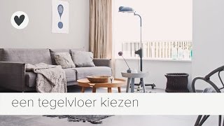 de juiste tegelvloer kiezen  vtwonen  tips [upl. by Demeter]