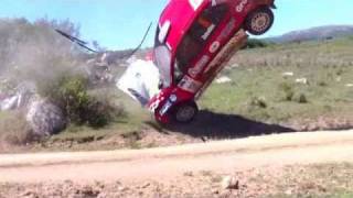 Vuelco ESPECTACULAR en Rally del Atlantico 2010 [upl. by Stetson872]