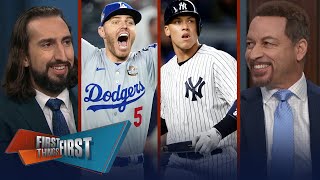 Dodgers win 8th World Series Will history be unkind to Aaron Judge  MLB  FIRST THINGS FIRST [upl. by Radman]