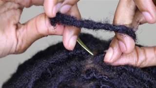 How To Interlock Locs the RIGHT way Loc Maintenance with Amazing Locking Tool [upl. by Ettereve]