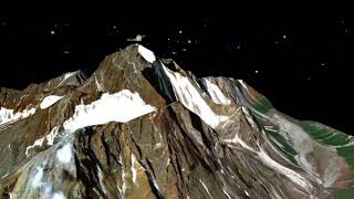 Mount Hesperus Alaska Aerial Flyover [upl. by Nirret]