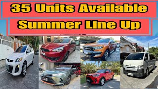 35 Units Available Summer Line Up  Second Hand Cars [upl. by Zina80]