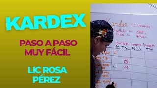 KARDEX PASO A PASO UN LIVE MUY FACIL ✍🏼✅ [upl. by Ahsitram113]