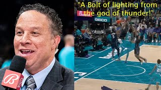 Hornets Announcer Eric Collins Best Calls 😂 [upl. by Yanaton428]