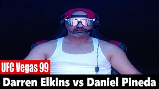 UFC Vegas 99 Darren Elkins vs Daniel Pineda PREDICTION [upl. by Aretak]