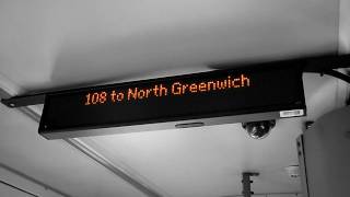 108 to North Greenwich Short Journey [upl. by Anawek91]