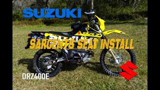 Ep 17 Suzuki DRZ The Return Sargents Comfort Seat Installation [upl. by Isabel]