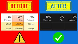 Optimize 100 Disk Usage Fixing High Disk Usage on Windows 11 [upl. by Aitsirhc]