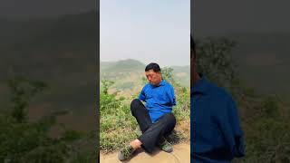 The disabled man is tired and sits on the road viralvideo shorts youtubeshorts poordisabledman [upl. by Ydospahr]