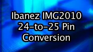 Ibanez IMG2010 24to25 Pin Conversion  Use with Roland GM70 Turbo and MORE [upl. by Eelyrag275]