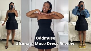 Oddmuse Ultimate Muse Strapless Dress Review Including size [upl. by Azial]