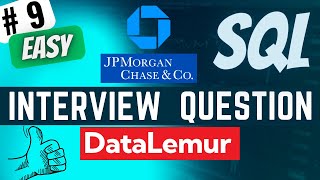 JP MORGAN CHASE Interview Question Solved  SQL  quotCards Issued Differencequot  Everyday Data Science [upl. by Wolgast]