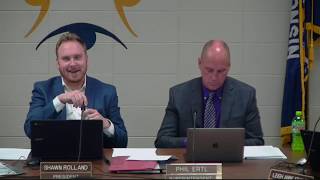 Wauwatosa School Board Meeting January 14 2019 [upl. by Eolanda275]