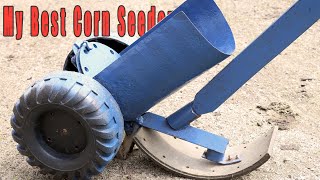 Upgrading My Best Corn Seeder For Wet and Dry Land  Video Making In Description🌽 [upl. by Strander98]